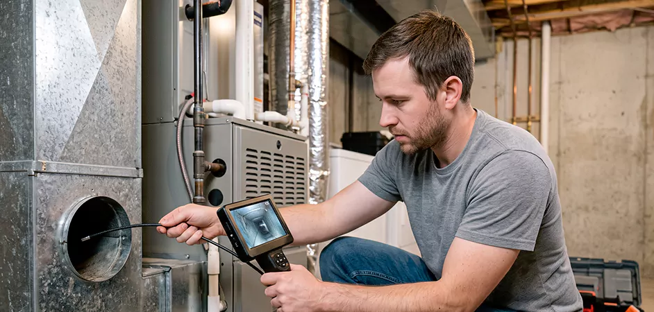 Air Duct Camera Inspection in Arlington, TX