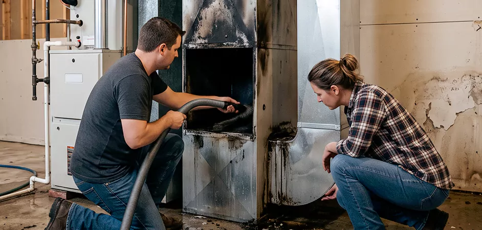 Fire and Flood Duct Restoration in Arlington, TX