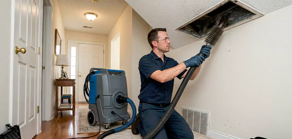Mold-Affected Duct Deep Cleaning in Arlington