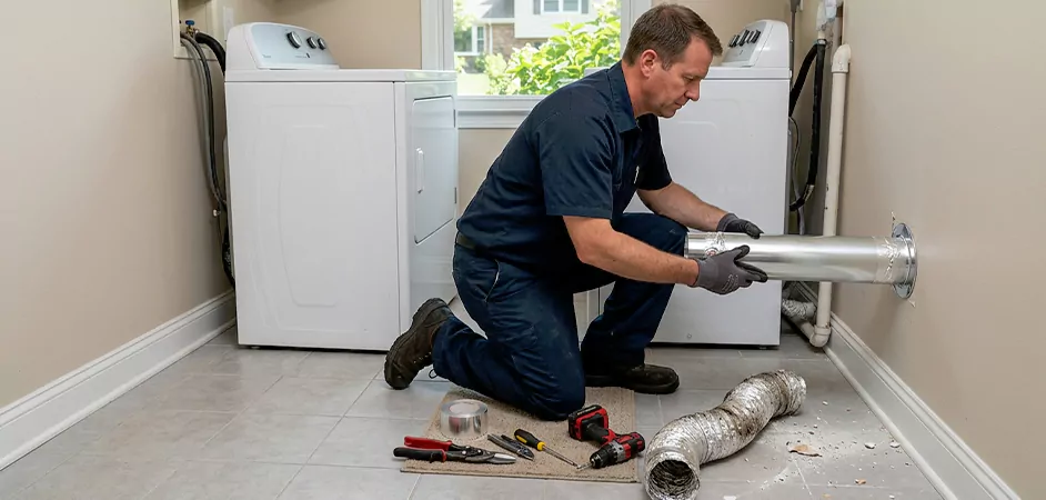 Dryer Vent Replacement in Arlington