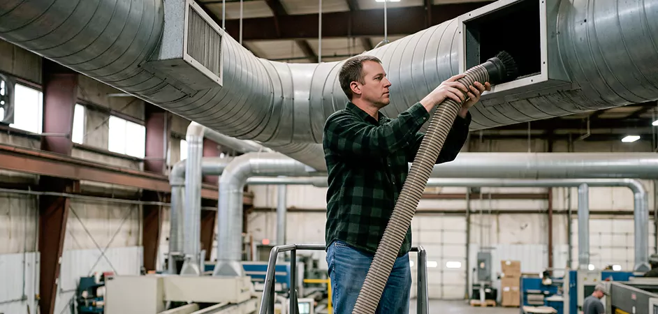 Post-Construction Duct Cleaning in Arlington