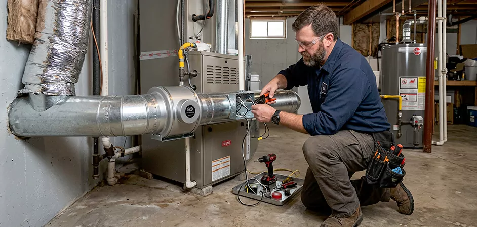 Booster Fan Installation in Arlington