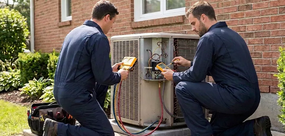 Heat Pump Inspection in Arlington