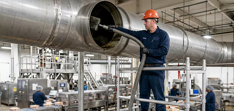 Food Processing Facility Duct Cleaning in Arlington