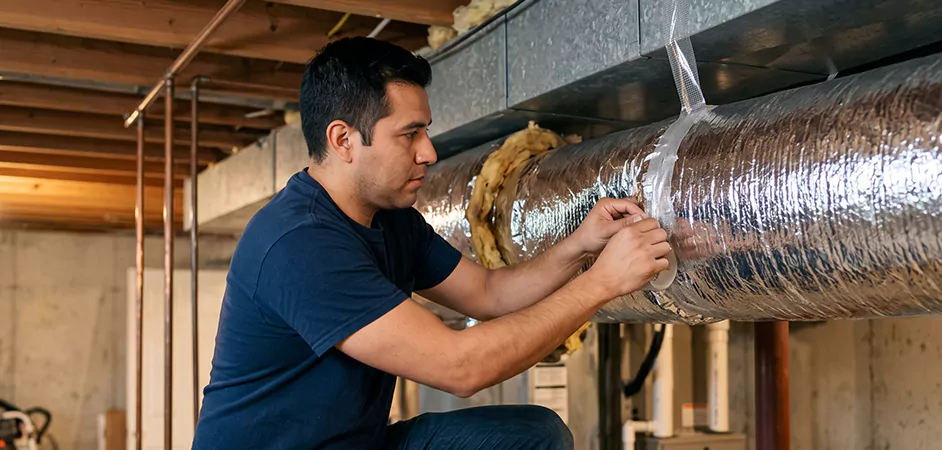 Duct Insulation Upgrade in Arlington