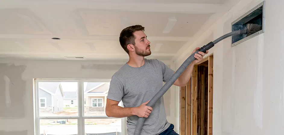 Multifamily New Construction Duct Cleaning in Arlington